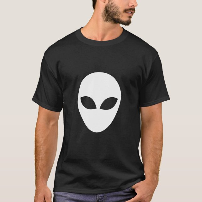 Camiseta Alien Head Extraterrestre Sci fi Tee (Anverso)