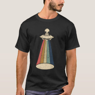 Camiseta Alien Head Retro Ufo Alien