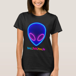 Camiseta Alien Head See I Té So