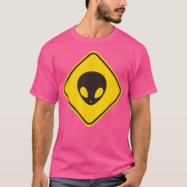 Camiseta Alien Head Ufo. Universo (Anverso)
