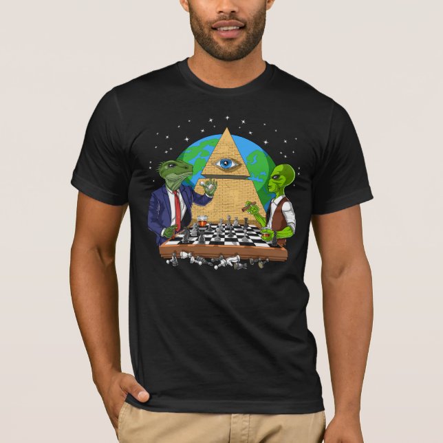 Camiseta Alien Illuminati (Anverso)