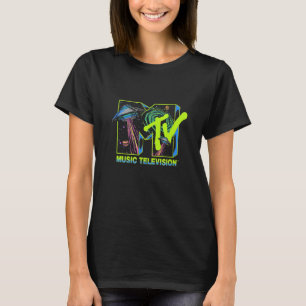 Camiseta Alien Invasion Ufo, Televisión De Música De Mtv