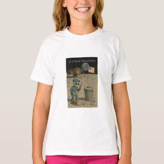 Camiseta Alien Janitor limpia el desorden de los turistas l
