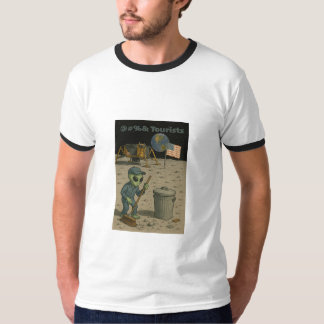 Camiseta Alien Janitor limpia el desorden de los turistas l