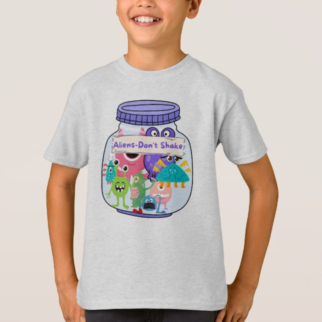 Camiseta Alien Jar no sacuda a los extranjeros (Anverso)