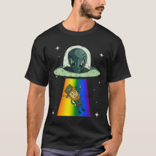 Camiseta Alien Leprechaun St Patricks Day Arcoiris Irlandés