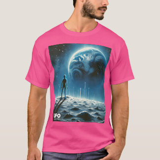 Camiseta Alien Mirando Un Planeta Desconocido