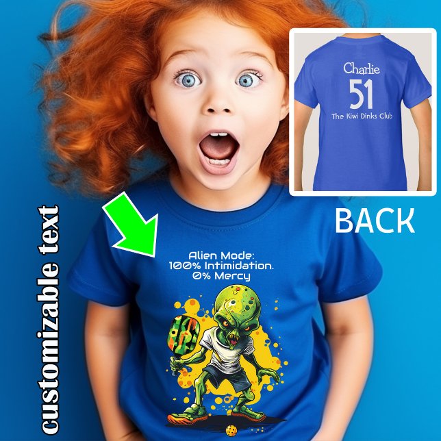 Camiseta Alien Mode Pickleball (Alien Mode pickleball t shirt)