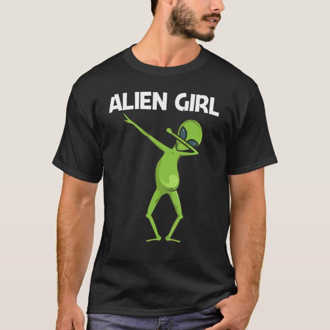 Camiseta Alien Para Chicas Niños Vida Extraterrestre (Anverso)
