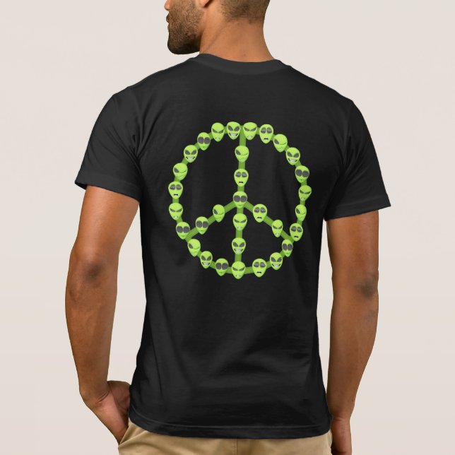 Camiseta Alien Peace (Reverso)