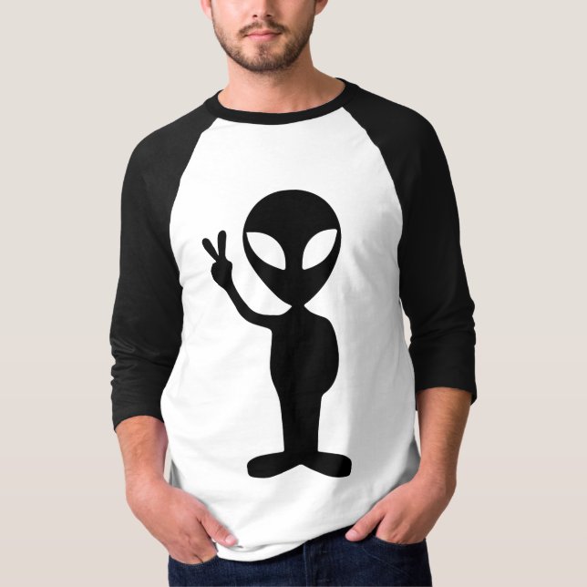 Camiseta Alien Peace (Anverso)