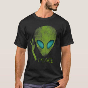 Camiseta Alien Peace Guay Cute Ufo Cumpleaños