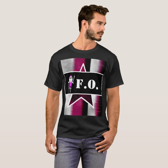 Camiseta Alien Pinko Enfadado [ SKULLien ] (Anverso completo)