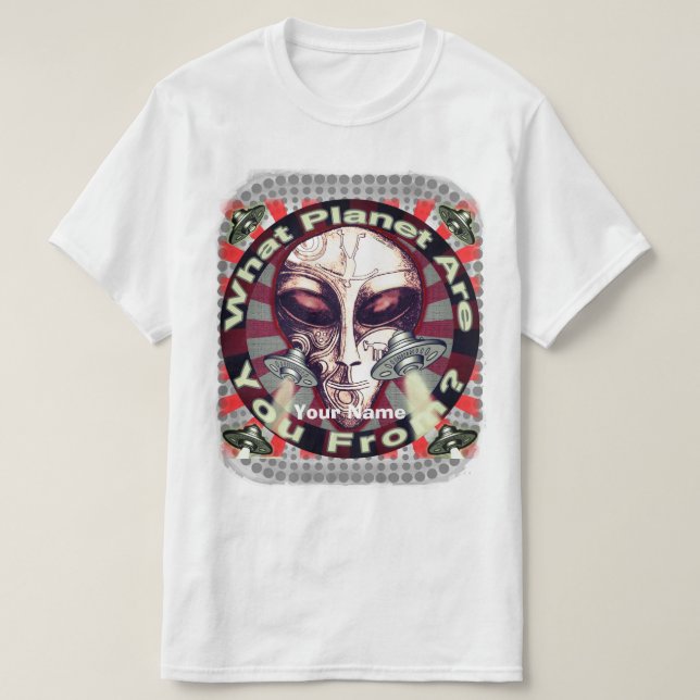 Camiseta Alien Planet T-Shirt (Diseño del anverso)