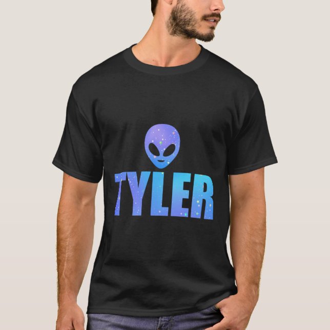 Camiseta Alien Raid Tyler Funny Meme Group (Anverso)