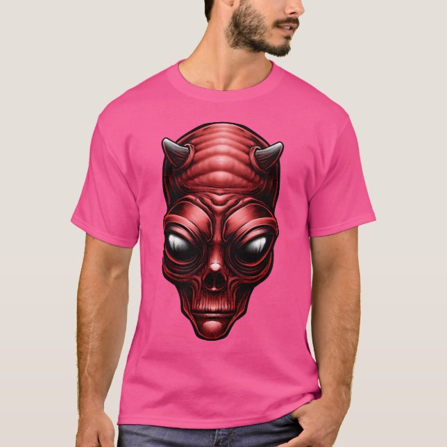 Camiseta Alien Red Devil (Anverso)