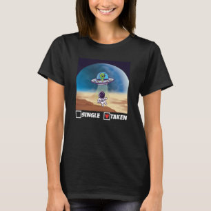 Camiseta Alien S El día de San Valentín de secuestro de OVN