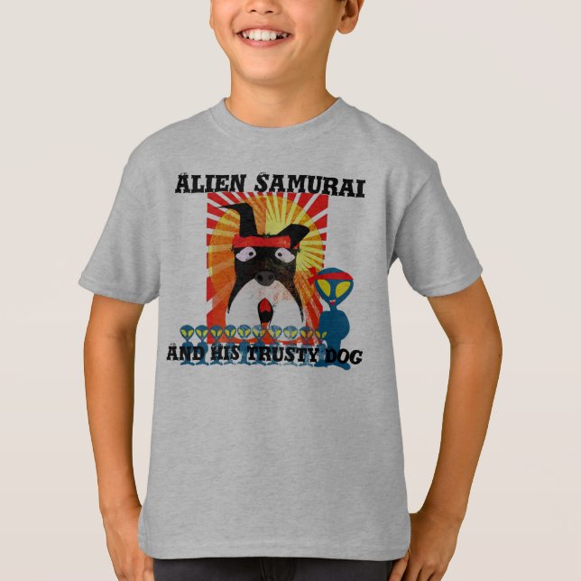 Camiseta Alien Samurai (Anverso)