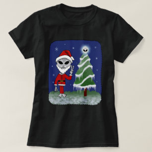 Camiseta Alien Santa