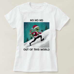 Camiseta Alien Santa