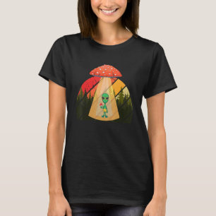 Camiseta Alien secuestró a trippy de champiñones silvestres