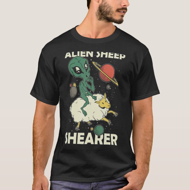 Camiseta Alien Sheep Shearer Sheep Shearer (Anverso)
