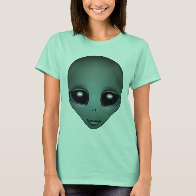 Camiseta Alien Shirt Women's Alien Costume Shirts Cute ET (Anverso)