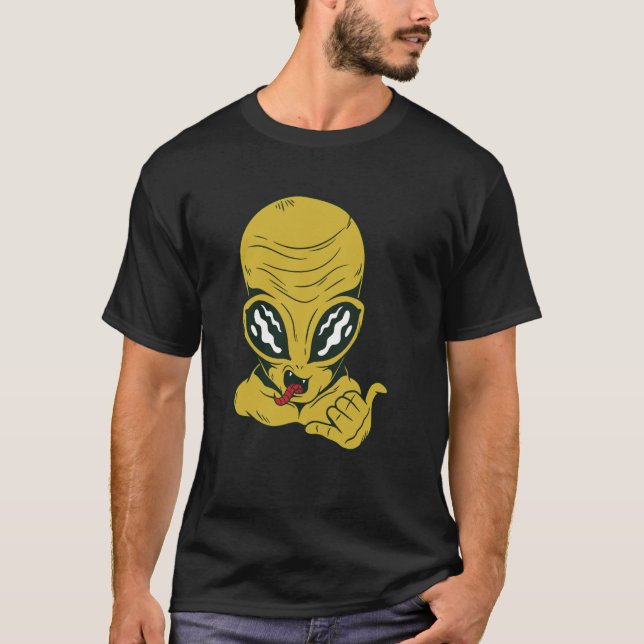 Camiseta alien space aliens ufo (Anverso)