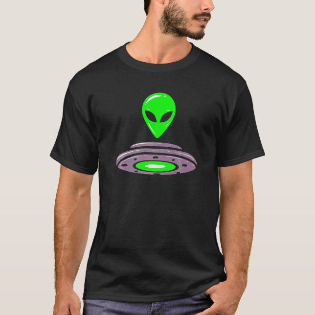 Camiseta Alien Spaceship I Ufo I Alien (Anverso)