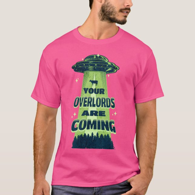 Camiseta Alien Spaceship Invaders (Anverso)