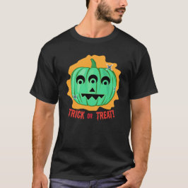 Camiseta Alien Spooky Halloween Pumpkin - Trick or Treat