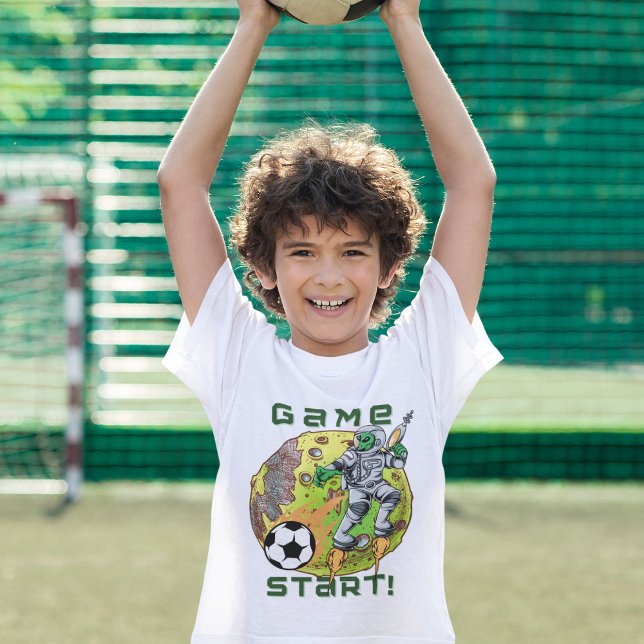 Camiseta Alien Sports Athlete | Soccer Football Player Boy (Subido por el creador)