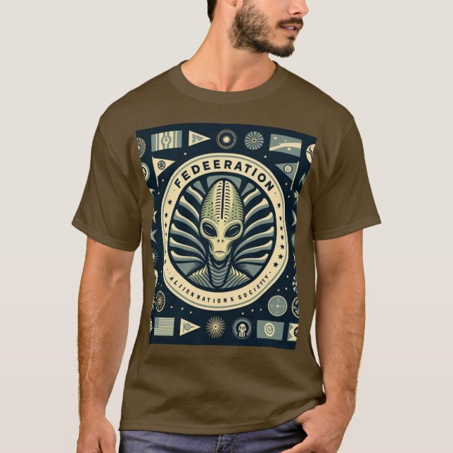 Camiseta Alien stye t-shrits (Anverso)