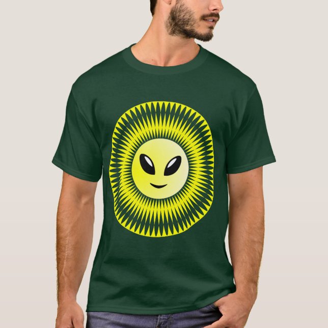 Camiseta Alien Sun - Personalizado (Anverso)