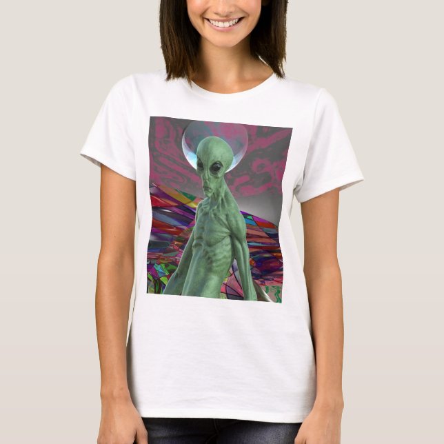Camiseta Alien Sunset (Anverso)