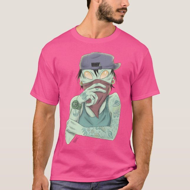 Camiseta Alien Tattoo (Anverso)