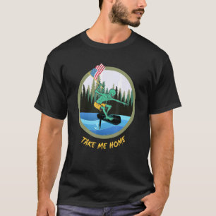 Camiseta Alien Tech Mogul Rides Hydrofoil Ufo