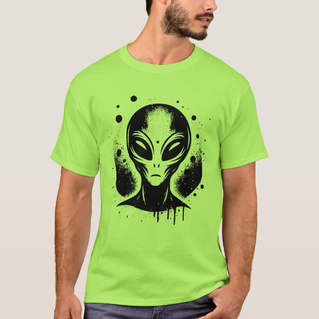 Camiseta Alien UFO Area 51 Grey Alien Invasion Sci Fi Space (Anverso)