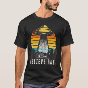 Camiseta Alien Ufo Cree Que Dat Alien Abducción Spaceship S