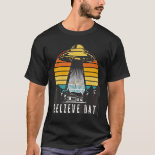 Camiseta Alien Ufo Cree Que Dat Alien Abducción Spaceship S