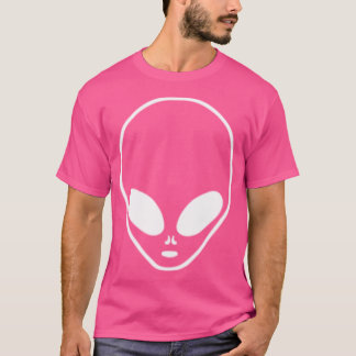 Camiseta Alien Ufo Face On Pocket