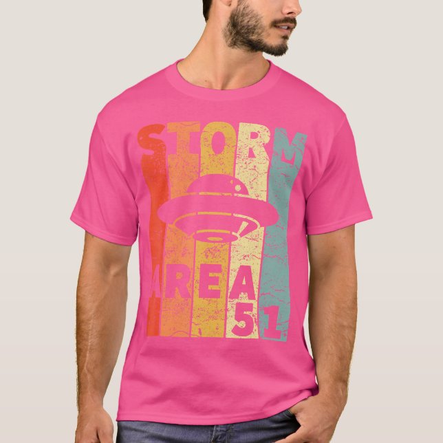 Camiseta Alien Ufo Hunter Storm Area 51 Raid (Anverso)