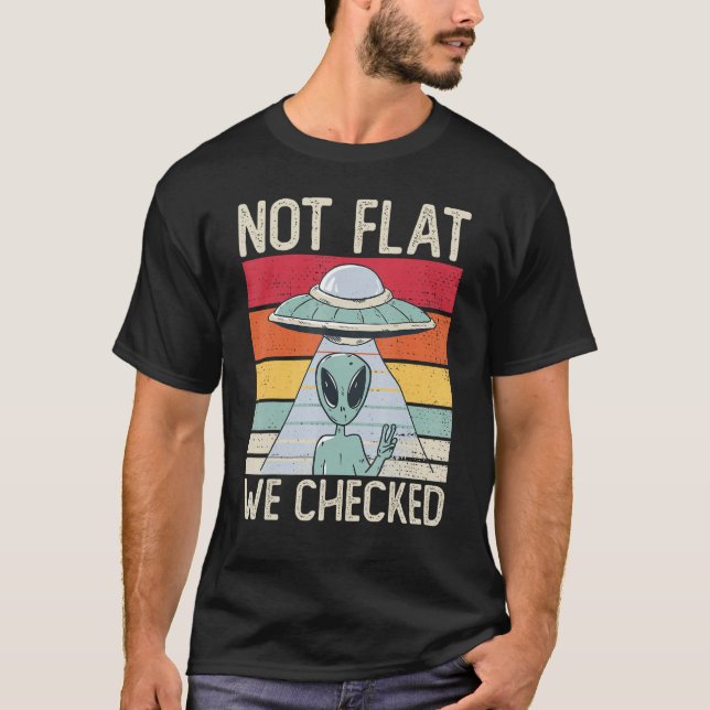 Camiseta Alien Ufo No Flat Nosotros Comprobamos Alien 1 (Anverso)