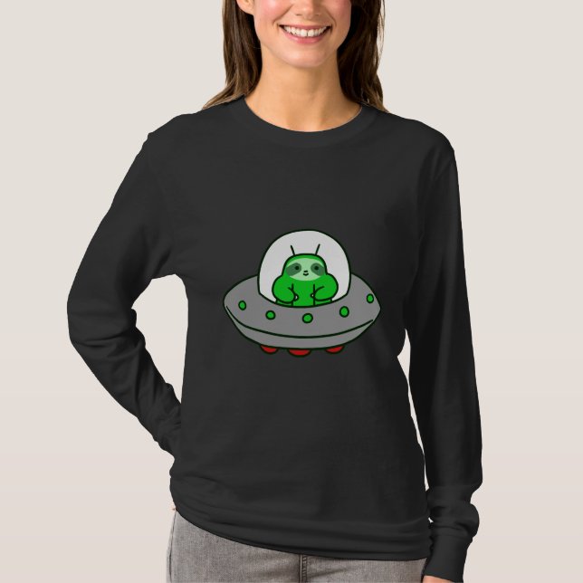 Camiseta Alien Ufo Sloth (Anverso)