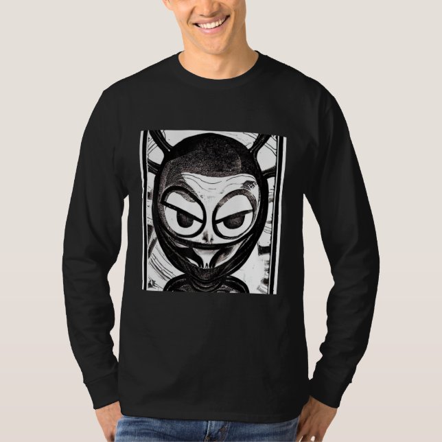 Camiseta Alien UFO UAP 51 area grey out of this world creat (Anverso)