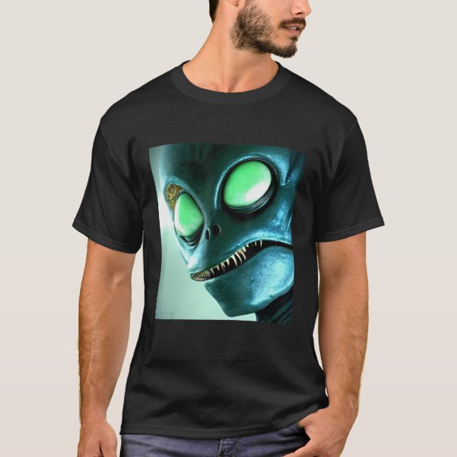 Camiseta Alien UFO UAP 51 área gris fuera de este creat mun (Anverso)