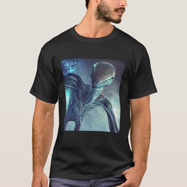 Camiseta Alien UFO UAP 51 área gris fuera de este creat mun (Anverso)