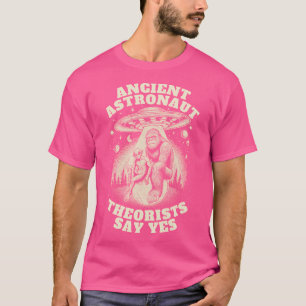 Camiseta Alien Ufo Y Bigfoot Ancianos Teóricos Astronautas