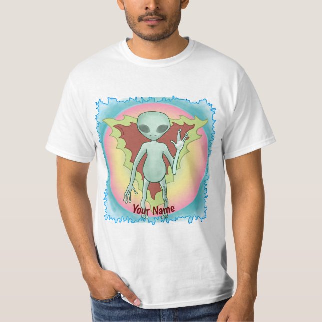 Camiseta Alien Uno  (Anverso)