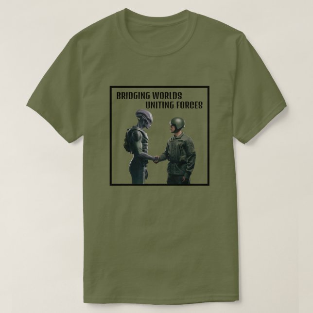 Camiseta Alien y Soldado (Diseño del anverso)